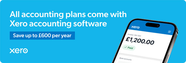 Xero accounting banner.