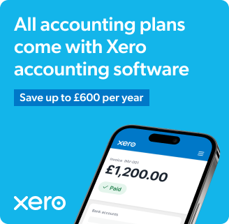 Xero accounting banner.